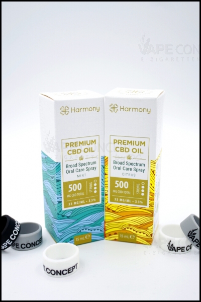 Premium CBD Oral Care Spray 500mg/15ml by Harmony
