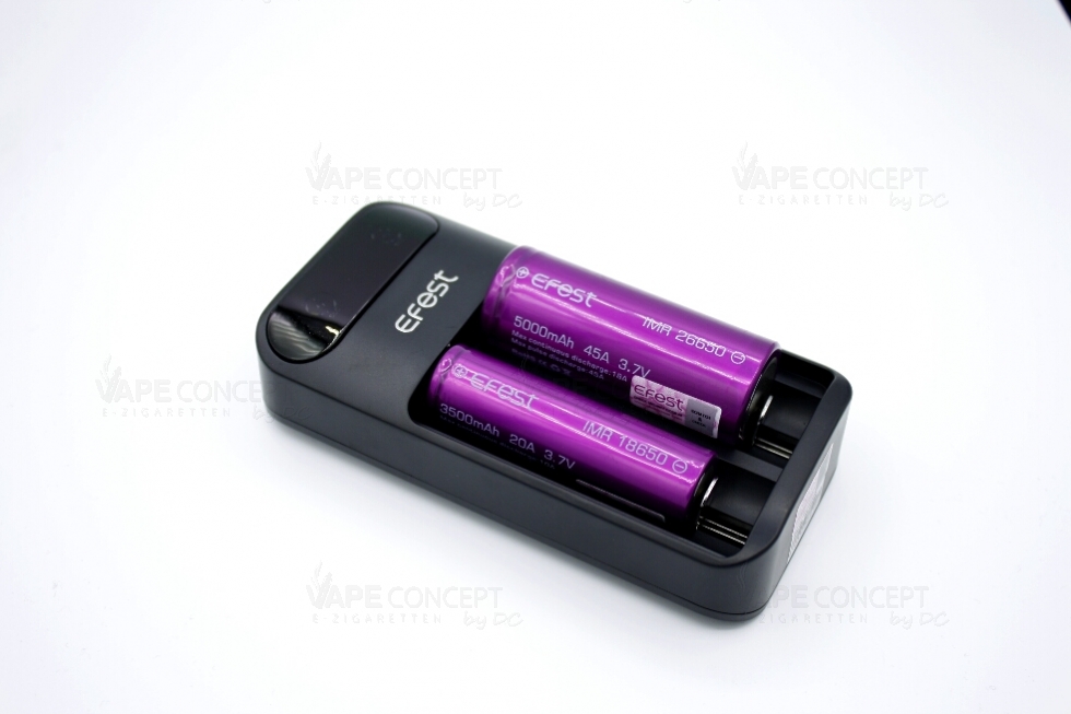Efest Lush Q2 Schnellladegerät mit integriertem Netzteil